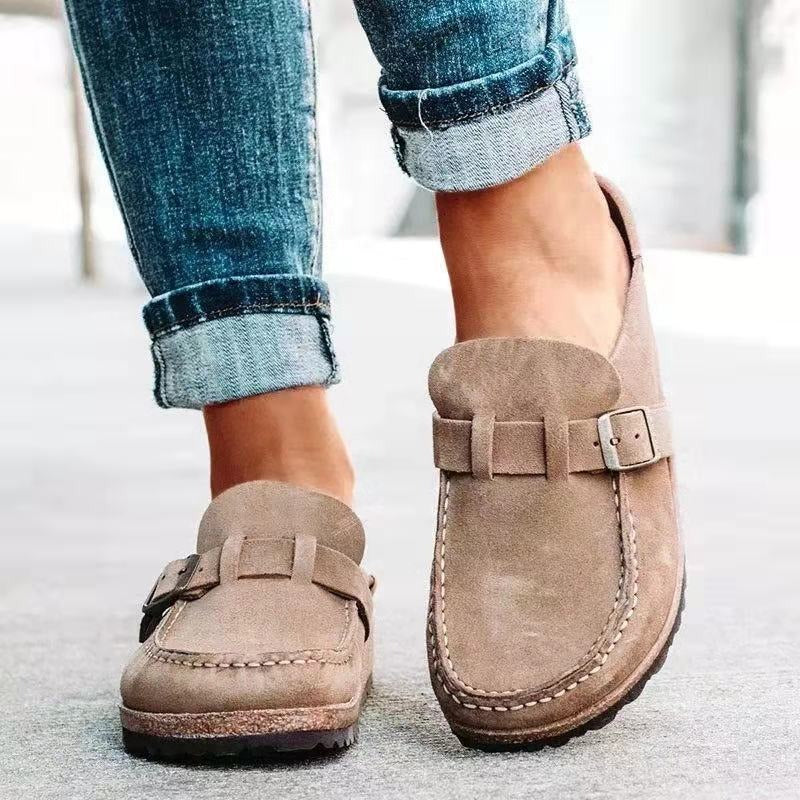 Eleanor™ | Suede mules (su sagtimi)