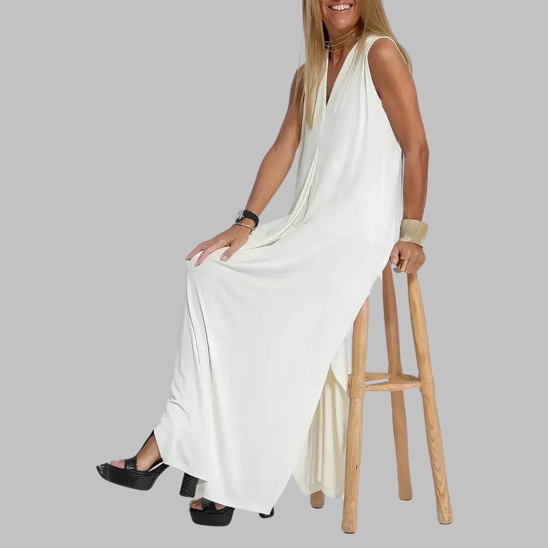 Jana | Elegantiška maxi suknelė + tinkantis megztinis DOVANOJAME