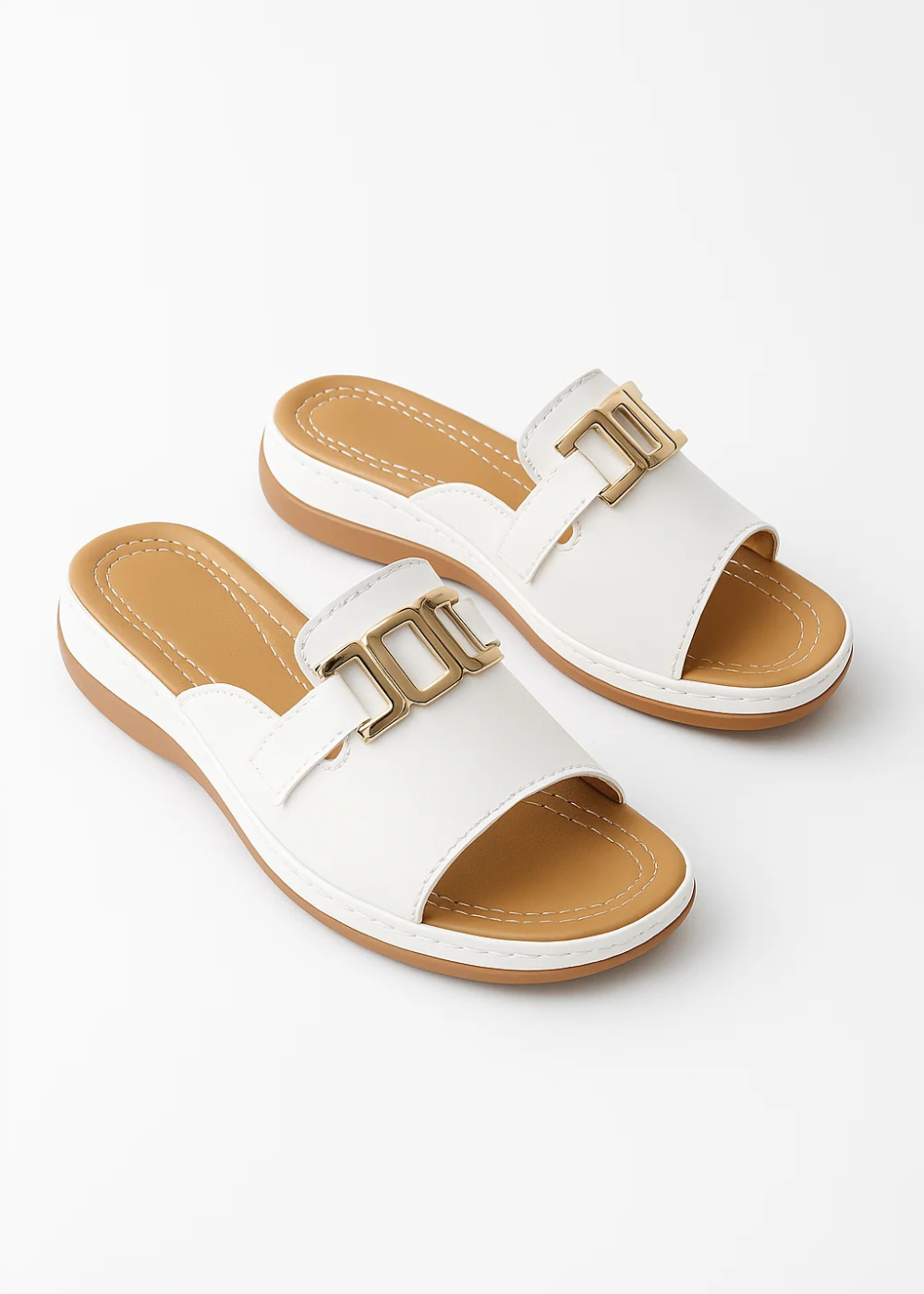 Esther™ | Sandalai su detalėmis sagtimis