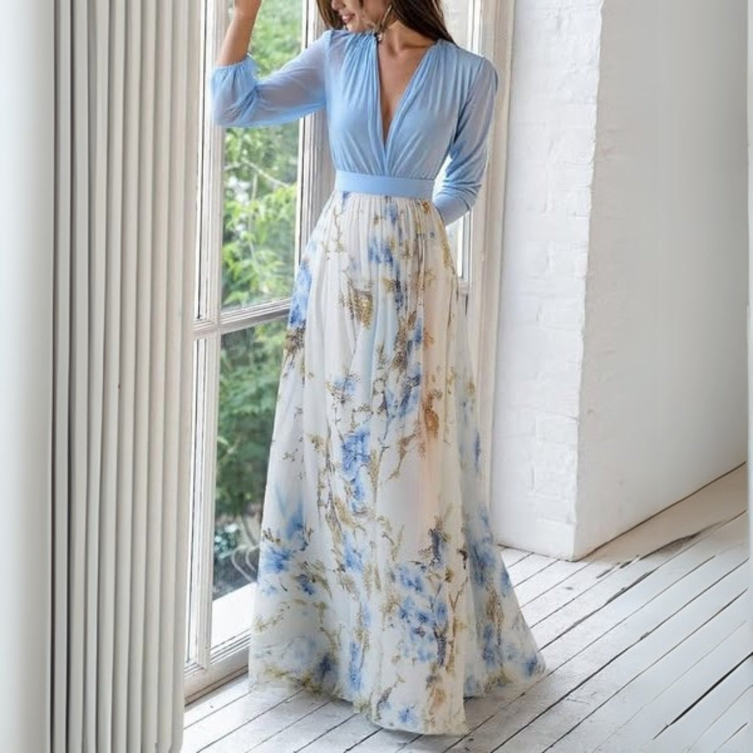 Dolores | Elegantiška Maxi Gėlėta Suknelė