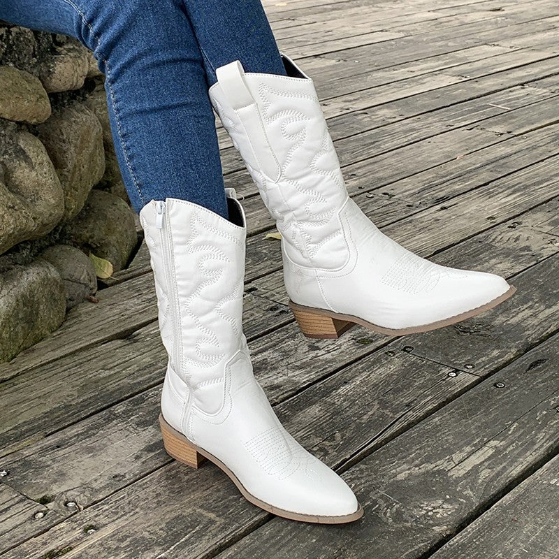 Alice | Metaliniai Cowboy Batai